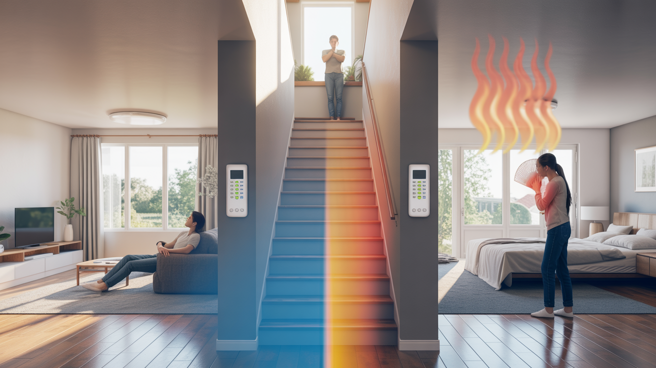 Why Your Home Feels Warmer Upstairs Even When the Thermostat Is Set Correctly